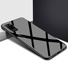 Silikon Schutzhülle Rahmen Tasche Hülle Spiegel M01 für Huawei Honor Play4 Pro 5G Schwarz
