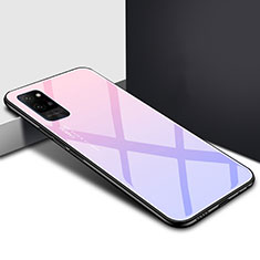 Silikon Schutzhülle Rahmen Tasche Hülle Spiegel M01 für Huawei Honor Play4 Pro 5G Violett