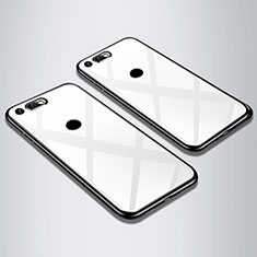 Silikon Schutzhülle Rahmen Tasche Hülle Spiegel M01 für Huawei Honor View 20 Weiß