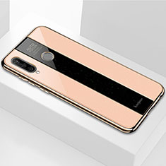Silikon Schutzhülle Rahmen Tasche Hülle Spiegel M01 für Huawei P30 Lite New Edition Gold