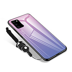 Silikon Schutzhülle Rahmen Tasche Hülle Spiegel M01 für Samsung Galaxy S20 FE (2022) 5G Rosa