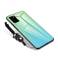 Silikon Schutzhülle Rahmen Tasche Hülle Spiegel M01 für Samsung Galaxy S20 FE 5G Grün