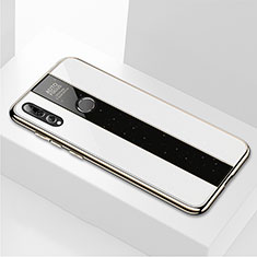 Silikon Schutzhülle Rahmen Tasche Hülle Spiegel M02 für Huawei Enjoy 9s Weiß