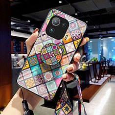 Silikon Schutzhülle Rahmen Tasche Hülle Spiegel M02 für Xiaomi Mi 11 Pro 5G Plusfarbig