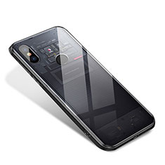 Silikon Schutzhülle Rahmen Tasche Hülle Spiegel M02 für Xiaomi Mi 8 Plusfarbig