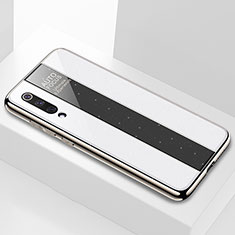 Silikon Schutzhülle Rahmen Tasche Hülle Spiegel M02 für Xiaomi Mi 9 Pro 5G Weiß
