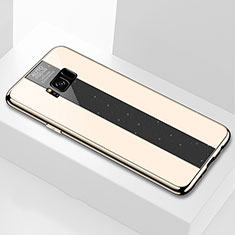 Silikon Schutzhülle Rahmen Tasche Hülle Spiegel S01 für Samsung Galaxy S8 Gold