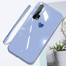 Silikon Schutzhülle Rahmen Tasche Hülle Spiegel T01 für Huawei Honor 20 Pro Violett