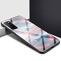 Silikon Schutzhülle Rahmen Tasche Hülle Spiegel T01 für Huawei Honor Play4 5G Plusfarbig