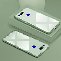 Silikon Schutzhülle Rahmen Tasche Hülle Spiegel T01 für Huawei Honor V20 Grün