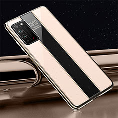 Silikon Schutzhülle Rahmen Tasche Hülle Spiegel T01 für Huawei Honor X10 5G Gold