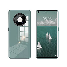 Silikon Schutzhülle Rahmen Tasche Hülle Spiegel T01 für Huawei Mate 40E 4G Grün