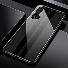 Silikon Schutzhülle Rahmen Tasche Hülle Spiegel T01 für Huawei Nova 6 5G Schwarz