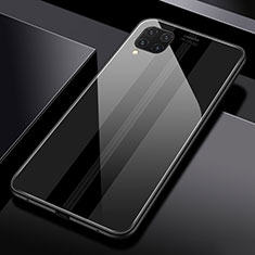 Silikon Schutzhülle Rahmen Tasche Hülle Spiegel T01 für Huawei Nova 7i Schwarz