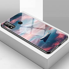 Silikon Schutzhülle Rahmen Tasche Hülle Spiegel T01 für Huawei P Smart (2020) Braun