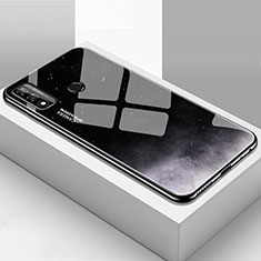 Silikon Schutzhülle Rahmen Tasche Hülle Spiegel T01 für Huawei P Smart (2020) Dunkelgrau