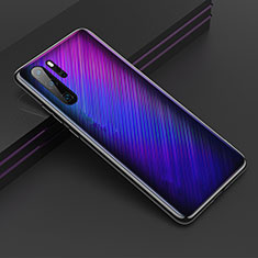 Silikon Schutzhülle Rahmen Tasche Hülle Spiegel T01 für Huawei P30 Pro New Edition Violett
