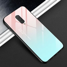 Silikon Schutzhülle Rahmen Tasche Hülle Spiegel T01 für OnePlus 8 Rosa