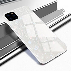 Silikon Schutzhülle Rahmen Tasche Hülle Spiegel T02 für Apple iPhone 11 Pro Max Weiß