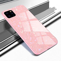 Silikon Schutzhülle Rahmen Tasche Hülle Spiegel T02 für Apple iPhone 11 Pro Rosa