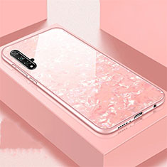 Silikon Schutzhülle Rahmen Tasche Hülle Spiegel T02 für Huawei Honor 20S Rosa