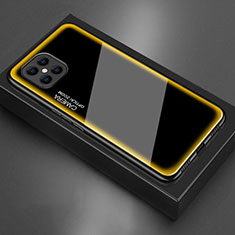 Silikon Schutzhülle Rahmen Tasche Hülle Spiegel T02 für Huawei Nova 8 SE 5G Gelb