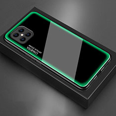 Silikon Schutzhülle Rahmen Tasche Hülle Spiegel T02 für Huawei Nova 8 SE 5G Grün