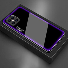 Silikon Schutzhülle Rahmen Tasche Hülle Spiegel T02 für Huawei Nova 8 SE 5G Violett