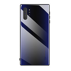 Silikon Schutzhülle Rahmen Tasche Hülle Spiegel T02 für Samsung Galaxy Note 10 Plus 5G Violett
