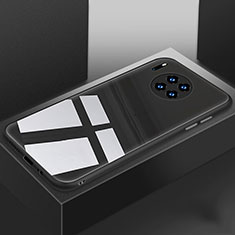 Silikon Schutzhülle Rahmen Tasche Hülle Spiegel T03 für Huawei Mate 30 Schwarz