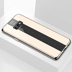 Silikon Schutzhülle Rahmen Tasche Hülle Spiegel T03 für Samsung Galaxy Note 9 Gold