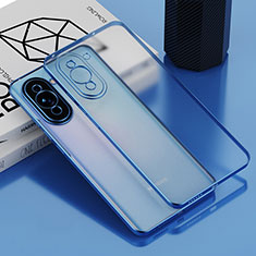 Silikon Schutzhülle Ultra Dünn Flexible Tasche Durchsichtig Transparent AN1 für Huawei Nova 10 Pro Blau