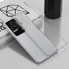 Silikon Schutzhülle Ultra Dünn Flexible Tasche Durchsichtig Transparent AN1 für Xiaomi Poco F4 5G Klar