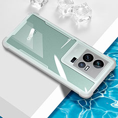 Silikon Schutzhülle Ultra Dünn Flexible Tasche Durchsichtig Transparent BH1 für Vivo iQOO 11 5G Weiß