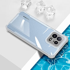 Silikon Schutzhülle Ultra Dünn Flexible Tasche Durchsichtig Transparent BH1 für Xiaomi Mi 13 Pro 5G Weiß