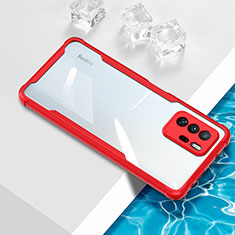 Silikon Schutzhülle Ultra Dünn Flexible Tasche Durchsichtig Transparent BH1 für Xiaomi Poco X3 GT 5G Rot