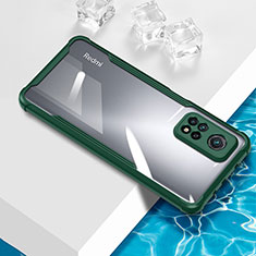 Silikon Schutzhülle Ultra Dünn Flexible Tasche Durchsichtig Transparent BH1 für Xiaomi Redmi Note 11 Pro 4G Grün