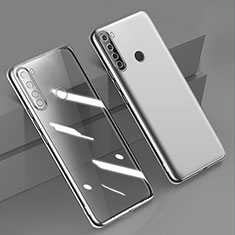Silikon Schutzhülle Ultra Dünn Flexible Tasche Durchsichtig Transparent D01 für Xiaomi Redmi Note 8 (2021) Silber