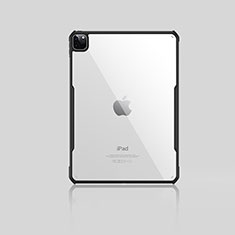 Silikon Schutzhülle Ultra Dünn Flexible Tasche Durchsichtig Transparent H01 für Apple iPad Pro 11 (2020) Schwarz