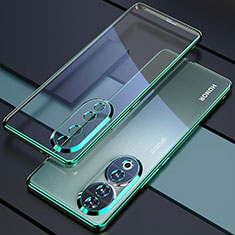 Silikon Schutzhülle Ultra Dünn Flexible Tasche Durchsichtig Transparent H01 für Huawei Honor 90 5G Grün