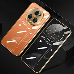 Silikon Schutzhülle Ultra Dünn Flexible Tasche Durchsichtig Transparent H01 für Huawei Honor Magic5 Pro 5G Gold