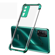 Silikon Schutzhülle Ultra Dünn Flexible Tasche Durchsichtig Transparent H01 für Huawei Honor Play4T Pro Grün
