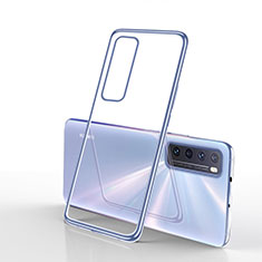 Silikon Schutzhülle Ultra Dünn Flexible Tasche Durchsichtig Transparent H01 für Huawei Nova 7 5G Silber