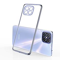 Silikon Schutzhülle Ultra Dünn Flexible Tasche Durchsichtig Transparent H01 für Huawei Nova 8 SE 5G Violett