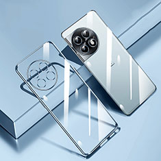 Silikon Schutzhülle Ultra Dünn Flexible Tasche Durchsichtig Transparent H01 für OnePlus 11 5G Blau