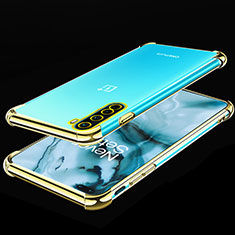 Silikon Schutzhülle Ultra Dünn Flexible Tasche Durchsichtig Transparent H01 für OnePlus Nord Gold