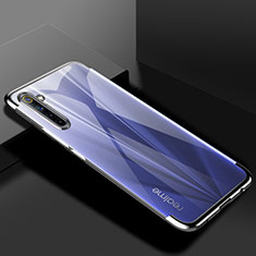 Silikon Schutzhülle Ultra Dünn Flexible Tasche Durchsichtig Transparent H01 für Realme 6 Silber
