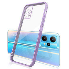 Silikon Schutzhülle Ultra Dünn Flexible Tasche Durchsichtig Transparent H01 für Realme 9 5G Violett