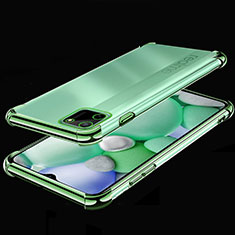 Silikon Schutzhülle Ultra Dünn Flexible Tasche Durchsichtig Transparent H01 für Realme C11 Grün