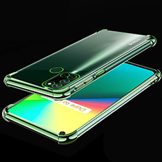 Silikon Schutzhülle Ultra Dünn Flexible Tasche Durchsichtig Transparent H01 für Realme C17 Grün